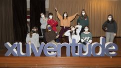 Taller de teatro, a comienzos de este a�o, en el Espazo Xove carball�s 