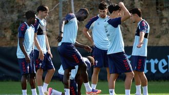 El Celta Fortuna, que debuta en Segunda, comenz� su pretemporada en A Madroa.