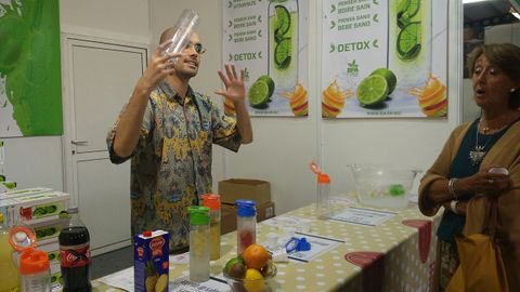 Infusionador de agua de la Feria de Muestras