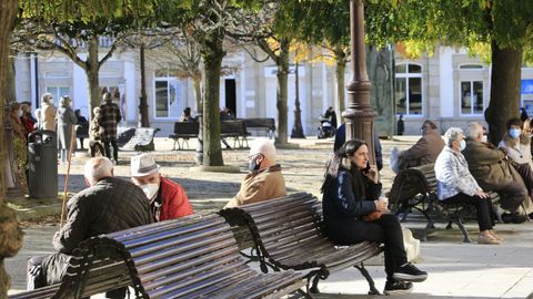 Salvo contadas excepciones, casi todo el mundo cumpl�a con las medidas de seguridad 