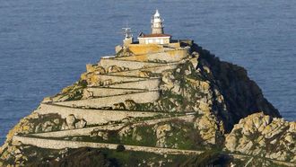 Faro de las islas C�es en una vista a�rea