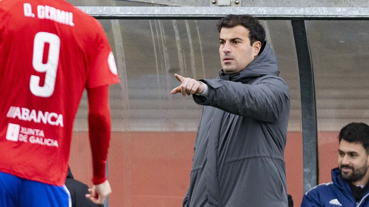 Simón Lamas, míster del Bergantiños: «O equipo traballa ben»