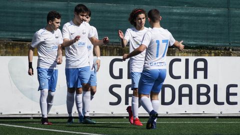 La seleccin gallega sub-16 gan por 5-0 a la extremea, con un triplete de Martn y goles de Roberto Carril y David Mella.