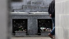 Lilia Foggia est� enterrada junto a sus padres en el cementerio municipal de Monforte