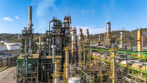 Imagen de archivo de una refiner�a de petr�leo.