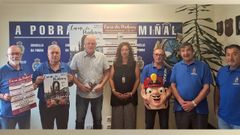 Representantes de la comisi�n de fiestas, el alcalde y la edila de cultura presentaron los actos. 