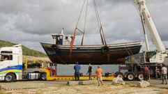 El adi�s al Naveiro cierra el ciclo de las bateas en Corme: �im�genes!