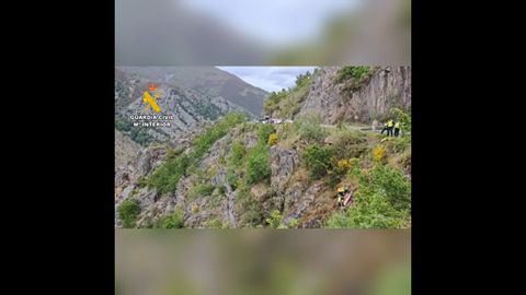 La Guardia Civil localiza en Ibias el cad�ver del motorista vallisoletano desaparecido