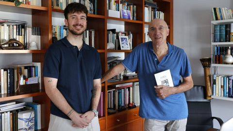 Daniel e Manuel, na casa de Pontevedra, este xoves