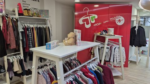 En la imagen, la tienda Moda Re- de Santiago de Compostela 