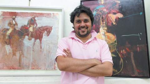 El pintor Diego Ramos