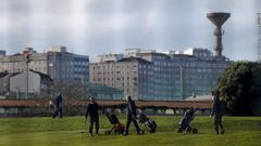 Imagen de archivo de los campos de golf de la Torre