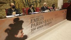 Inauguracin en la Real Academia Galega del congreso internacional  Emilia Pardo Bazan. 100 anos despois 