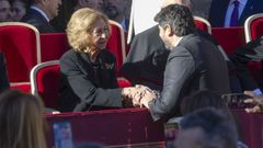 La reina Sof�a y las infantas Elena y Cristina, en Cartagena