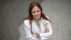 La doctora Estela Fern�ndez Salgado, especialista en enfermedad inflamatoria intestinal, en el Hospital Montecelo de Pontevedra