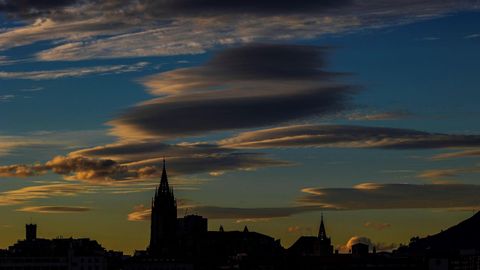 Atardecer en Oviedo