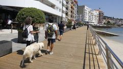 Paseo de Os Barcos, en Sanxenxo
