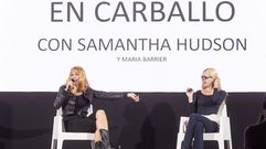 Samantha Hudson e Mar�a Barrier, a noite do venres en Carballo 