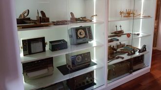 Vitrinas en el Museo do Mar de Laxe, en imagen de archivo 