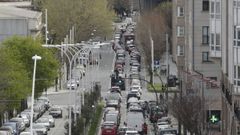 Las im�genes del atasco de Riazor