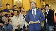 Rafael Cui�a, durante su toma de posesi�n como alcalde 
