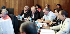 Conde ?centro? cont� con el apoyo de compa�eros de formaci�n para defender la �nica moci�n del pleno.