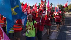 Marcha de jubilados reclamando pensiones dignas