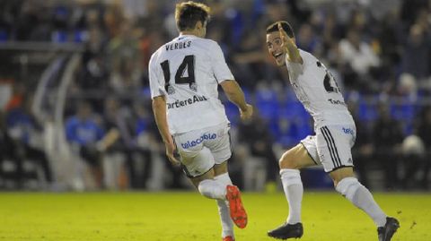 Verd�s celebra su gol ante el UCAM