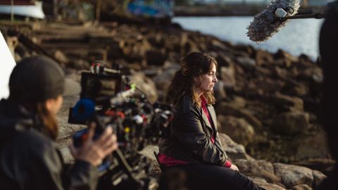 Rodaje de As lias descontinuas, la nueva pelcula de Anxos Fazns