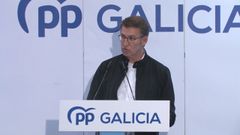 Feijoo en la comida mit�n de Viveiro