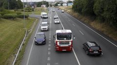 El alto de Garabolos, en la N-VI en Lugo, es el tramo con mayor nmero de vehculos diarios