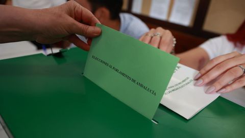 Comienzan las elecciones al Parlamento de Andaluc�a 2026.