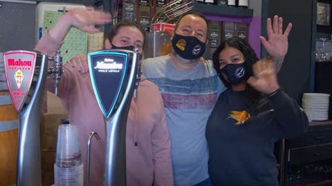 Un fotograma del v�deo de felicitaci�n navide�a