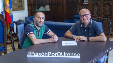 Prez Jcome y Baltar en una reunin de trabajo en agosto del 2019