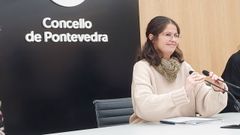 Anabel Gul�as es la portavoz del gobierno local de Pontevedra