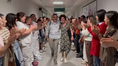 Antonio Gonz�lez Ferro y Bel�n Nistal Hern�ndez recibieron el reconocimiento de sus compa�eros en el Servizo de Urxencias de Ourense tras su jubilaci�n