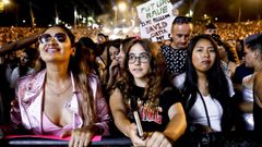 P�blico en el concierto de David Guetta en el auditorio al aire libre de Castrelos