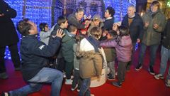 Encendido de las luces de Navidad en Pontevedra