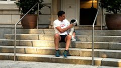 Pedro S�nchez y sus ejercicios matutinos en La Moncloa