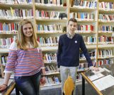 Alba y David comparten su afici�n por el teatro. 