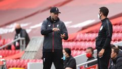 Jrgen Klopp.Jrgen Klopp durante su etapa como entrenador del Liverpool