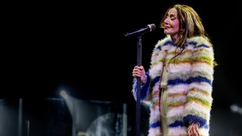 Luz Casal en una actuaci&oacute;n en el Movistar Arena este mes de enero.