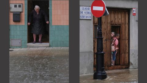 Inundaciones en Oviedo