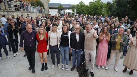 El PSOE celebr el mitin de cierre de campaa junto al puente romano.