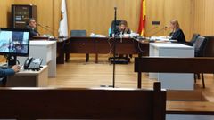 La acusada compareci� por videoconferencia desde la prisi�n de Bonxe (Lugo)
