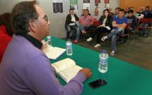 Casti�eiras ejerci� ayer por �ltima vez como presidente ante la asamblea, que estuvo concurrida. 