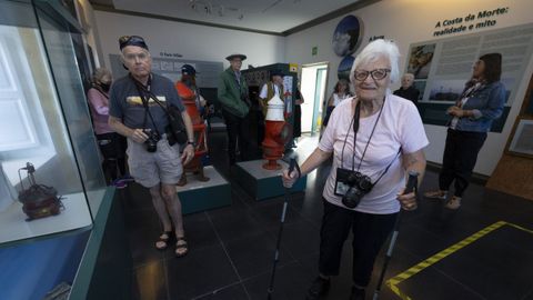 Imagen de una visita al faro de cabo Vil�n, en el 2023