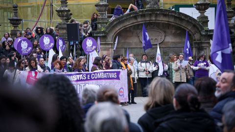 As&iacute; fue la manifestaci&oacute;n de la tarde del 8M en Pontevedra