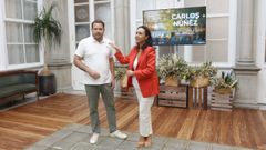 Jorge Cubela y Mar�a Ramallo presentaron el concierto de Carlos N��ez