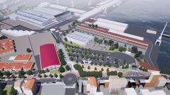 Vista global de�la zona, en una recreaci�n virtual difundida por el Ayuntamiento este lunes.